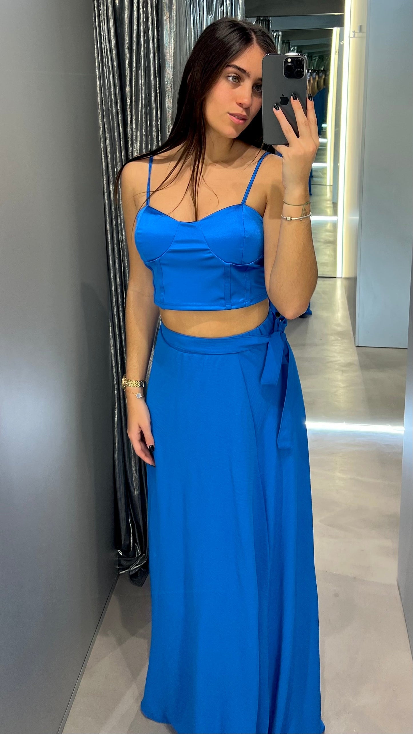 POLLERA PARIS AZUL