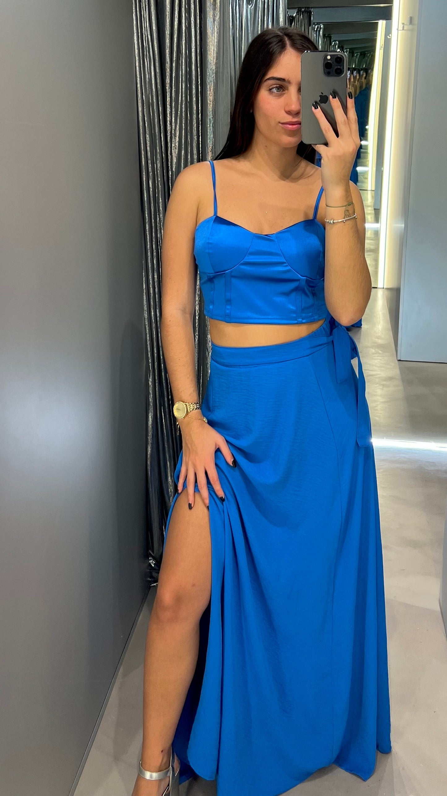 POLLERA PARIS AZUL