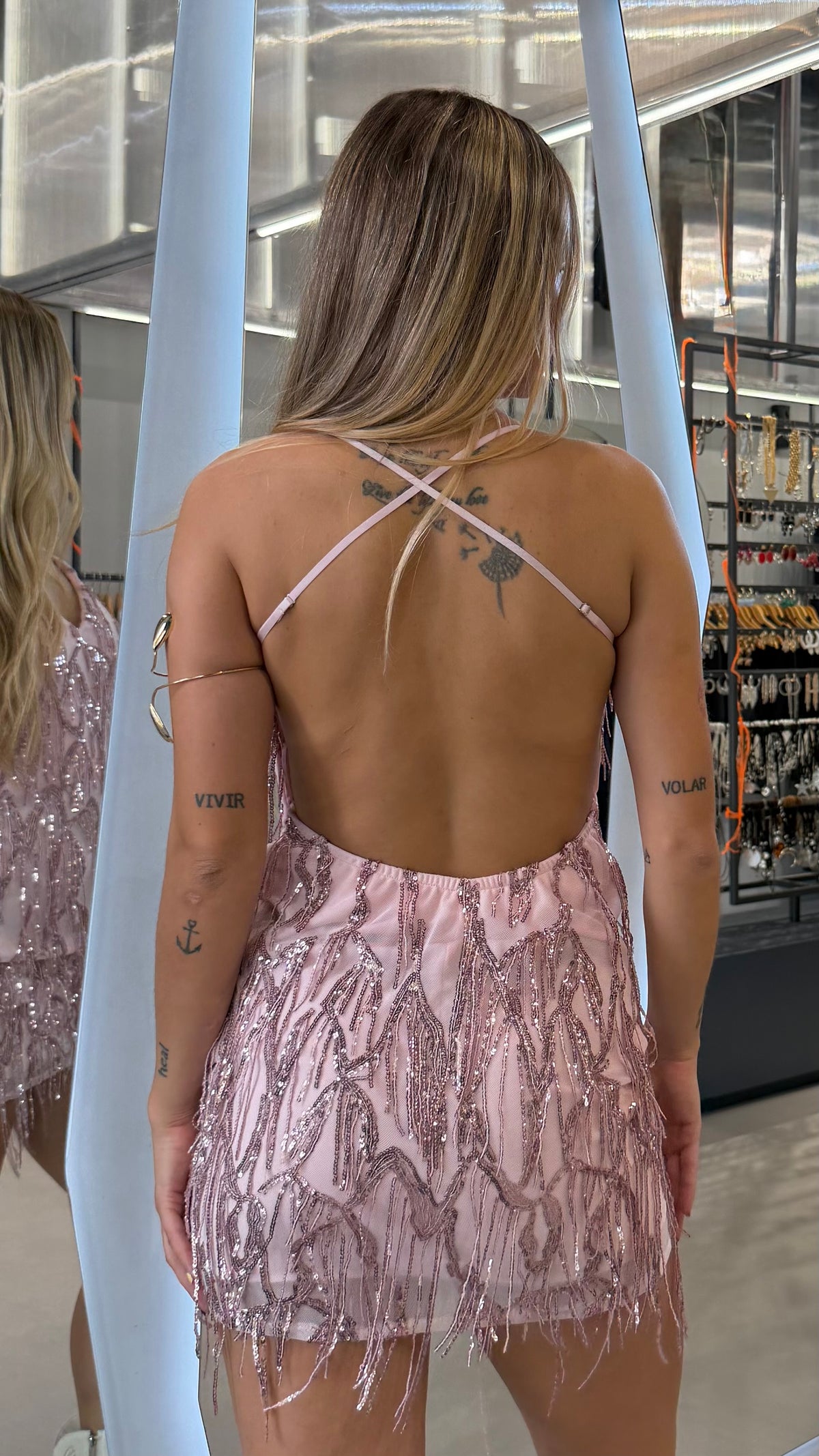VESTIDO CISNE